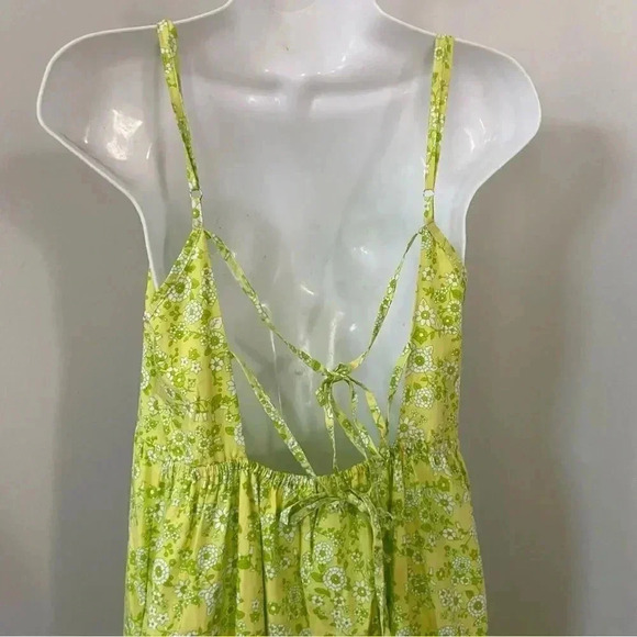 NWT Faithfull the Brand Nyree Open Back Tiered Midi Dress size US10 - Picture 4 of 11